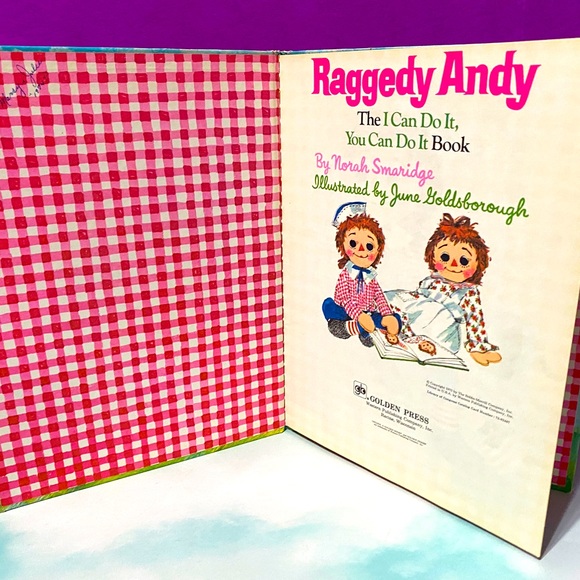 RAGGEDY ANDY A GOLDEN-BOOK VINTAGE 1973 THE I CAN DO IT, YOU CAN DO IT BOOK - Picture 4 of 14